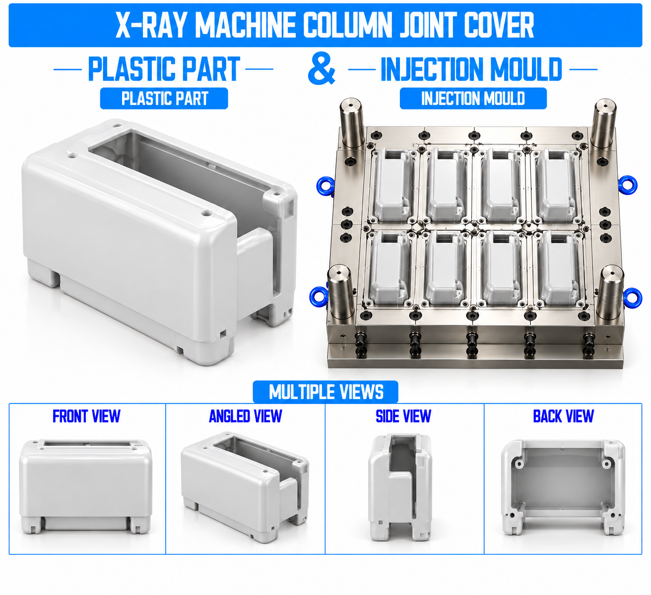 X-Ray Machine Plastic Column Joint Cover Mould and Moulding Service
